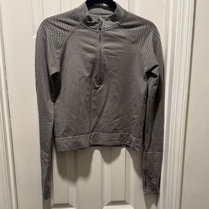 lululemon athletica Gray Crop Top